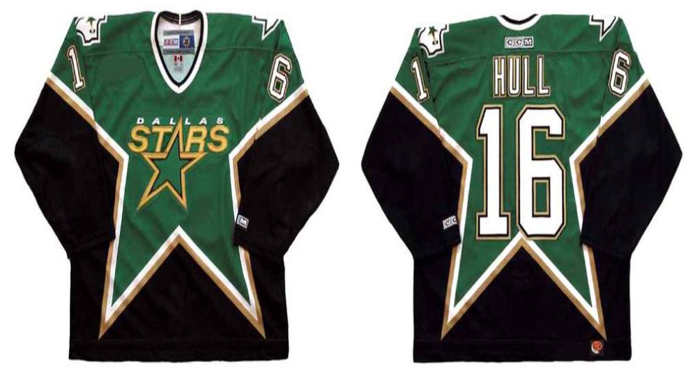 2019 Men Dallas Stars #16 Hull Black CCM NHL jerseys